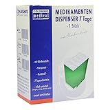 PZN-04523746 MEDIKAMENTENDISPENSER 7 Tage grün trans.Blind. 1 St