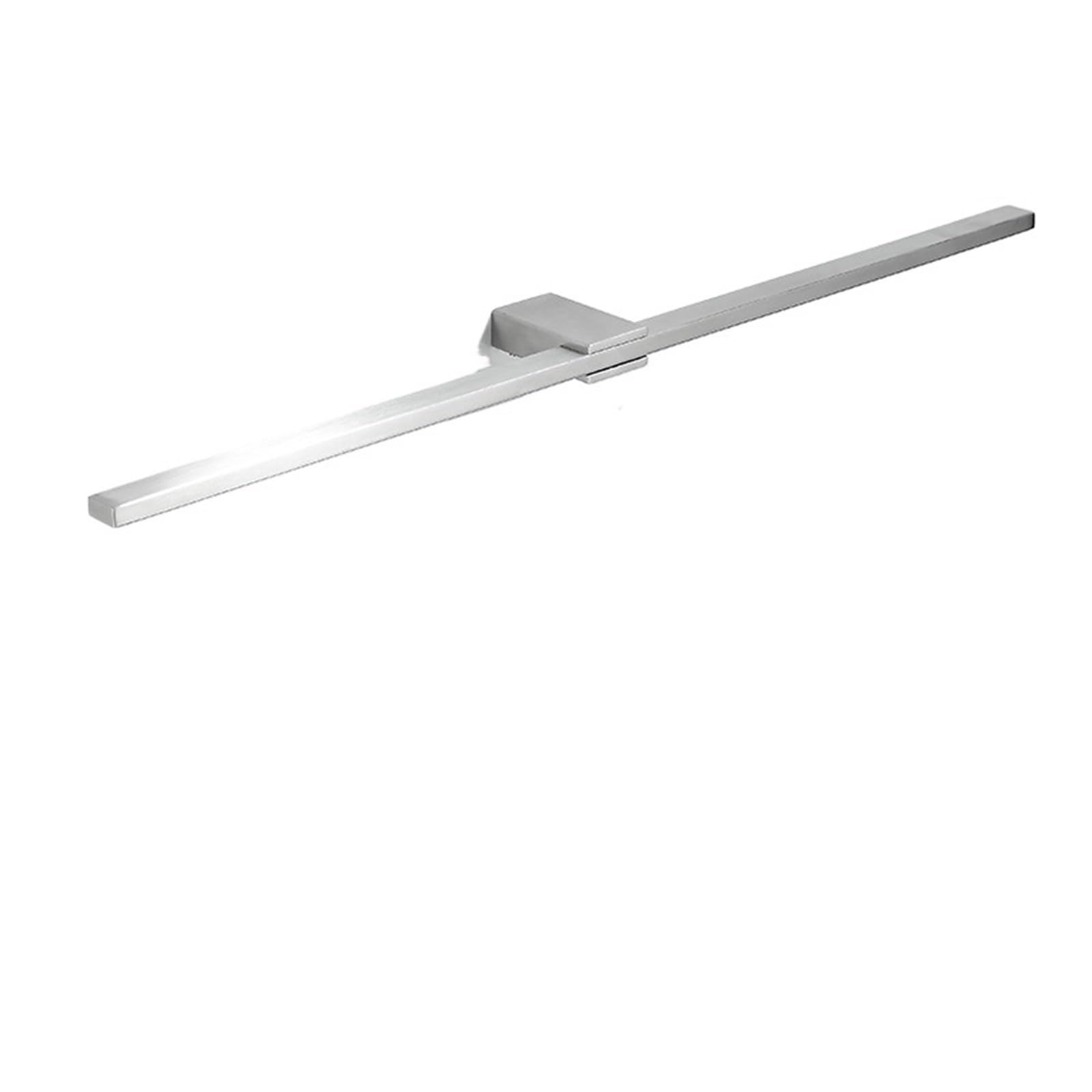 Towel Bar Towel Rack Movable Wall Mounted Bath Holder Square Bathroom Shelf Kitchen Storage Hanger Space-Saving Bar(50CM Color 02)
