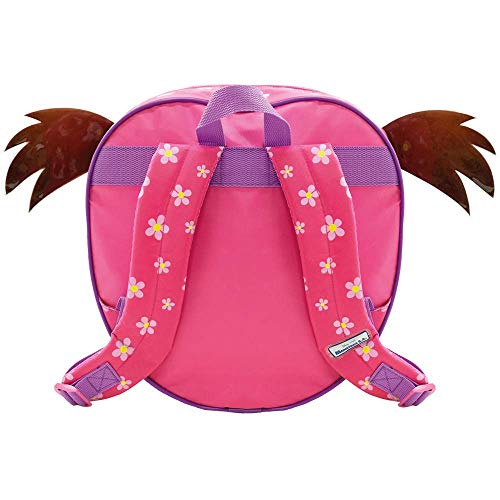 Mochila 12 Monstros Monster Friends Rosa - 8573 - Artigo Escolar Monstros, Rosa