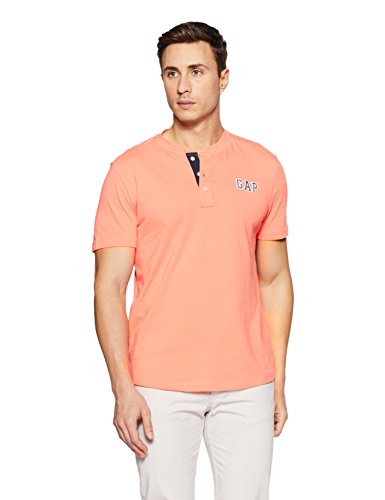 Image of GAP Short Sleeve Henley Tee For Men's