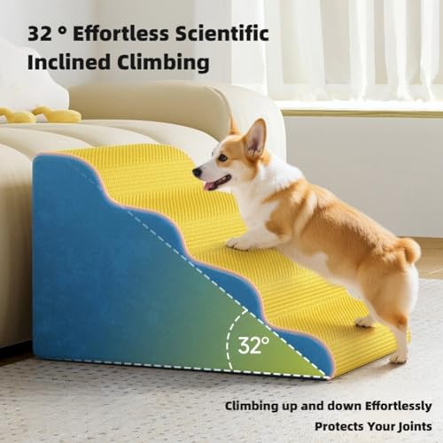 Escaleras para mascotas y perros pequeños pasos de sofá lavables 6