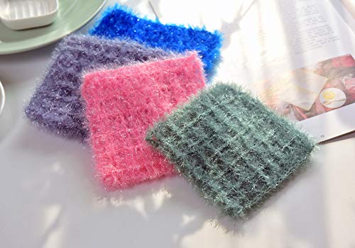 Tobi'S Yarn Scrubby Yarn Bundle - 10 Assorted Color Sparkle Yarn Skeins For Dishcloths, Exfoliating Washcloths thumb #6