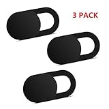 Webcam Cover, 3 Pack Ultra Thin Slide Web Camera Covers for Laptop Computer Smartphone Mac iMac MacBook, Sliding Blocker Cover Protect Your Privacy