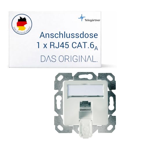 Telegärtner Anschlussdose AMJ45, geschirmt, Cat. 6A...