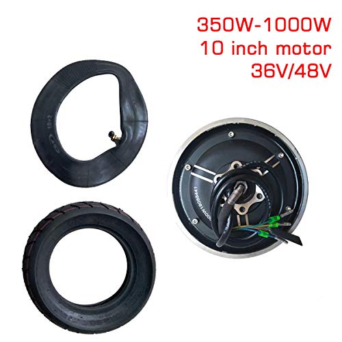 JJ Boom 10Inch 36V48V 350W-1000W Vacuum Tire Motor Conversion kit Electric Scooter Motor