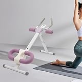 WOHAIPA Foldable Abdominal Exercise Machine,Abdominal Workout Equipment - Abdominal Trainer Machine w/LCD Monitor, Fitness Core & Strength Training Used for Abdominal and Leg Training