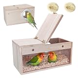 Tfwadmx Sittich Nistkasten Transparent Vogel Brutkasten