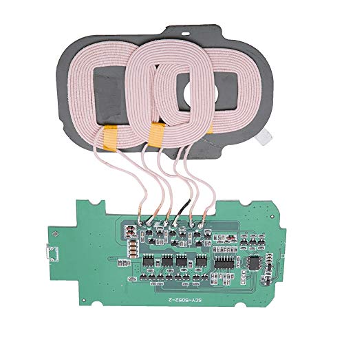 Wireless Charger Transmitter Module, 5V 2A DIY 3 Coils Wireless Charging Module Suitable for All Qi Standard Phones