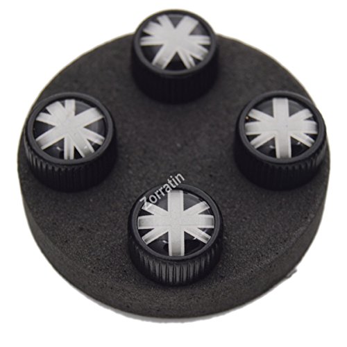 Zorratin 4X Black Black Union Jack British Flag Tire Valve Stem Cap Cover For Bmw Mini Cooper R50 R53 R56 R56N F55 F56 R55 R52 R57 R58 R59 R60 R61 Jcw Oem #TOP1