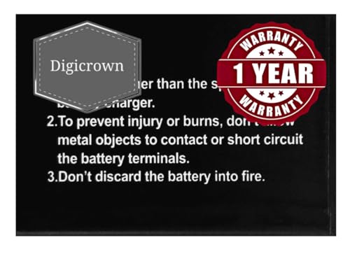 Image of Digicrown Original Battery Compatible for Airtel My WiFi AMF-311WW Data Card 4G Hotspot Dongle - 1 Year Warranty - 2300mAh (Compatible for AMF-311WW)