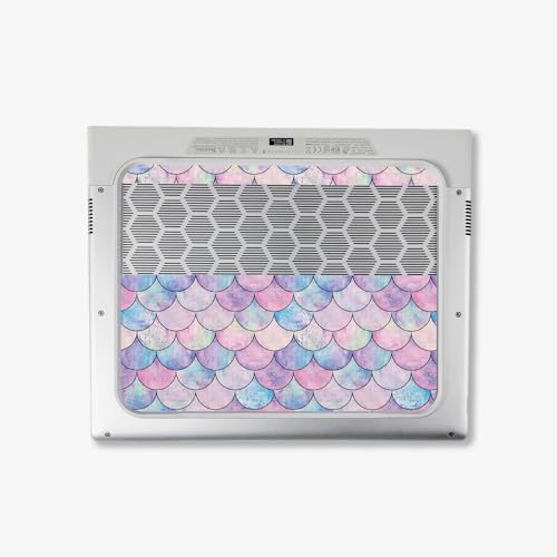 Image of MightySkins Carbon Fiber Skin Compatible With Alienware X14 R2 (2023) Full Wrap Kit - Mermaid Scales | Protective Durable Textured Carbon Fiber Finish | Easy To Apply & Change Styles | Made in the USA