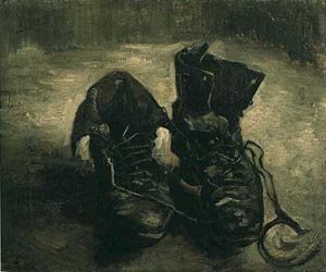 Peinture à l'huile Les Souliers Van Gogh pour sublimer votre salon