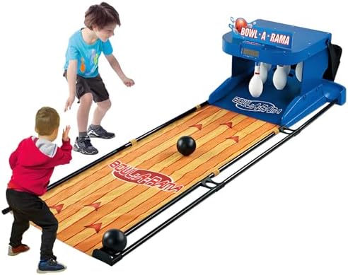 Interactive Indoor Bowling Alley Game for Kids & Adults - 2m Automatic Reset, Lighting, Sound Effects - Fun Home Bowling Experience for Family Entertainment