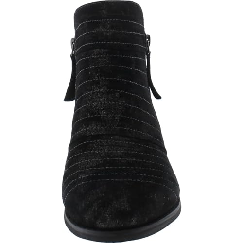 David Tate Womens Bellview Suede Embroidered Ankle Boots3