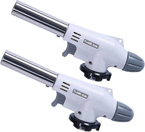 Antorcha de soplete de butano de cocina, linterna de gas profesional para cocina, encendedor de llama ajustable, antorcha de cocina para chef