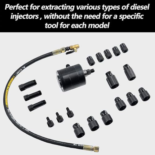 Extracteur de buse d'injection diesel et outil d'extraction pneumatique