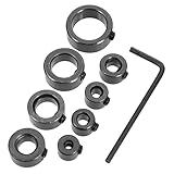 BESTonZON Bohrerstopp-halsband und Schraubenschlüssel-set 1 Set für 3 – 16 Mm Bohrer Tiefenstopp für Die Holzbearbeitung