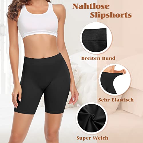 Taille haute slipshort boyshort boxer YARRCO extensible - 3