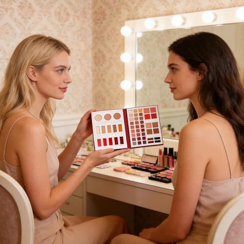Ensemble fards à joues surligneurs kit de maquillage waterproof smooth