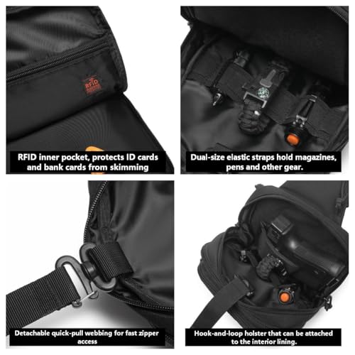 Wotony RFID Blocking Tactical Sling