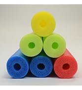 Pool Swim Noodle, FixFind 6 Pack 52 Inch Hollow Foam Pool Swim Noodle, Bright Foam Noodles for Sw...