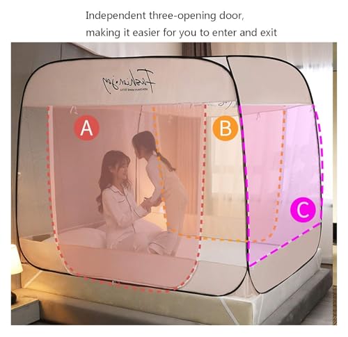 Housse de lit suspendue moustiquaire pliante pop-up grand format - 8