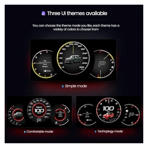 Tablero digital compatible BMW MINI R5X F5X para modernizar salpicadero 2