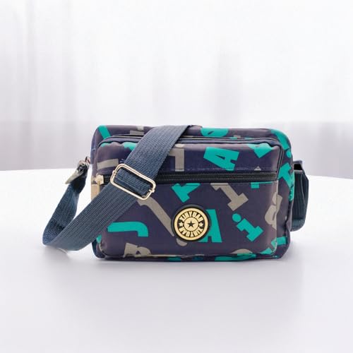 Image of MOMISY Women Mobile Messenger cellphone Bag Ladies Nylon Shoulder Cross Body Long Strap for College, Outing, Travelling, Work