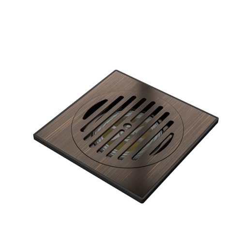 BRACCI Ralo 15x15 Anti Odor (Bronze Escovado, Com Porta Grelha)