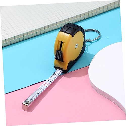 Cinta Métrica Retráctil Amarilla para Llavero 10 pcs miniatura 6