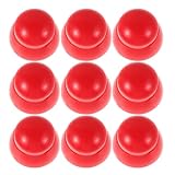 FRCOLOR Schraubenabdeckungen Kunststoff 10 Stück Wetterfeste Mutternschutzkappen für Spielplatzgeräte im Außenbereich Garten und Park