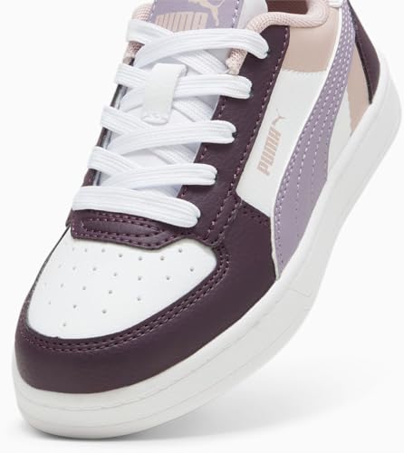 Image of PUMA Unisex-Child CAVEN, Midnight Plum-Pale Plum-PUMA White, Little Kid 1