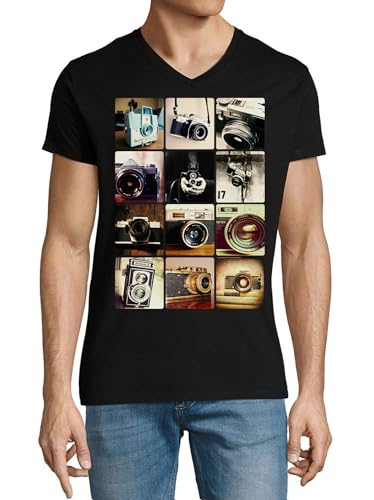 T-shirt rétro pour homme idéal pour les sorties urbaines