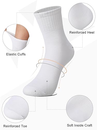 200 Pairs Men's Quarter Ankle Socks Bulk, Moisture Wicking Unisex Cotton Athletic Casual Socks for Men Women3
