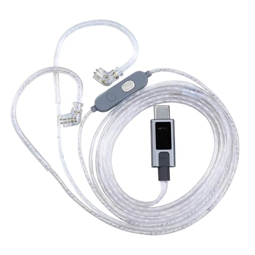 Câble double micro plaqué argent KZ M2 type C pour remplacer un cordon défaillant