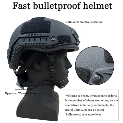 Casque tactique polyéthylène réglable pour vos sessions de simulation militaire