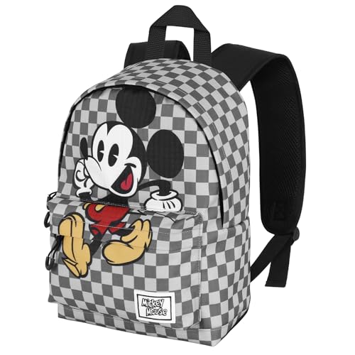 Petit sac à dos Mickey Mouse Move gris pour l'école et sorties