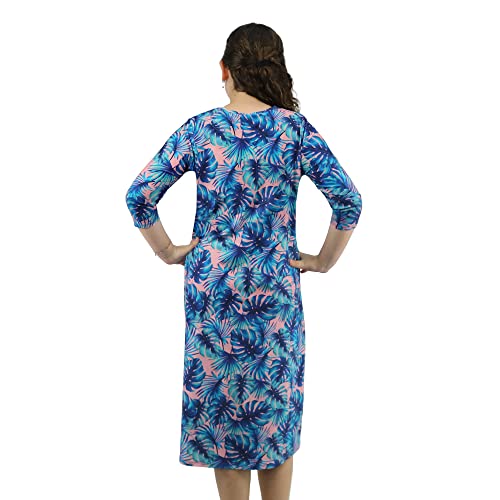 Image of Shira Modest Girls Swim Dress | 3 /4 Sleeve Swimdress, Full Coverage Bathing Suit | Tznius UPF 50+ Quick-Dry