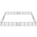 YAHEETECH Foldable Metal Dog Playpen 32 inch Heavy Duty&Safe Homes for Pets Puppy Exercise Pen Barrier Fence Playpen 32 Panel for Outdoor&Indoor Easy Assembly Black Finish