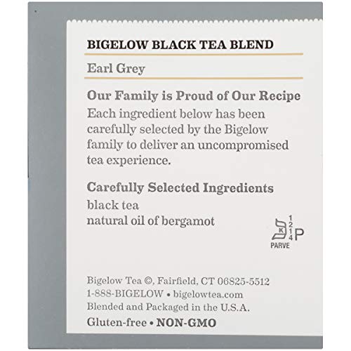 Bigelow Earl Grey Black Tea, Caffeinated, 120 Total Tea Bags, 20 Count (Pack Of 6) #TOP3
