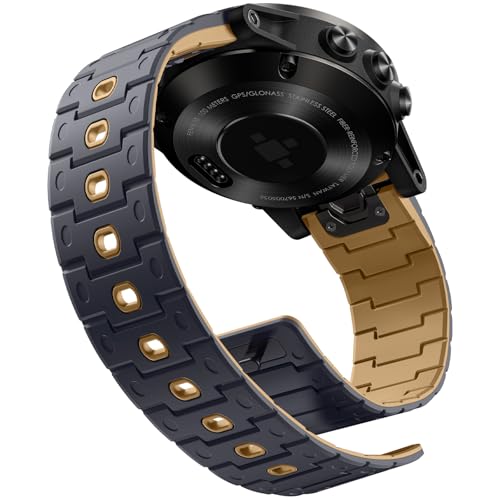 [Bandletic] �K�[�~���p �o���h-20mm �}�O�l�b�g�� �V���R�� �y�� �ʋC �����x���g For Garmin Fenix 8 43mm/7S/7S Pro/6S/6S Pro/5S/5S Plus/Instinct 2s/Instinct E
