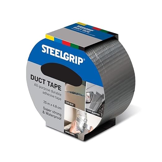 Multipurpose Duct Tape Heavy Duty Multi-Functional 48 mm x 50 meters Adhesive Tape | High Strenth Easy to Tear All Purpose Adhesive Tape (48 mm x 50 meters, Grey) - Pack of 1 (B0D78KL27W) Amazon Price History, Amazon Price Tracker