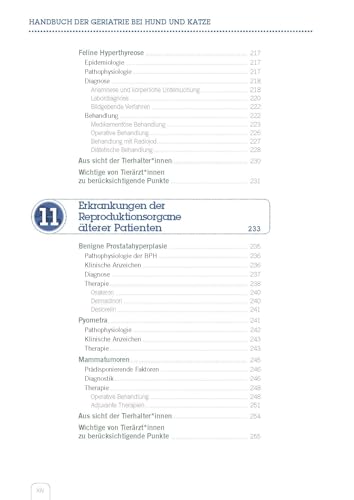 Das Handbuch der Geriatrie bei Hund und Katze