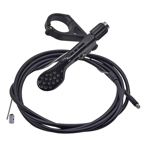 Leviers de support vario pour vélo – Levier de vitesse pour tige de selle de vélo de route et VTT | Câble interne externe pour mouvement doux, aventure,...