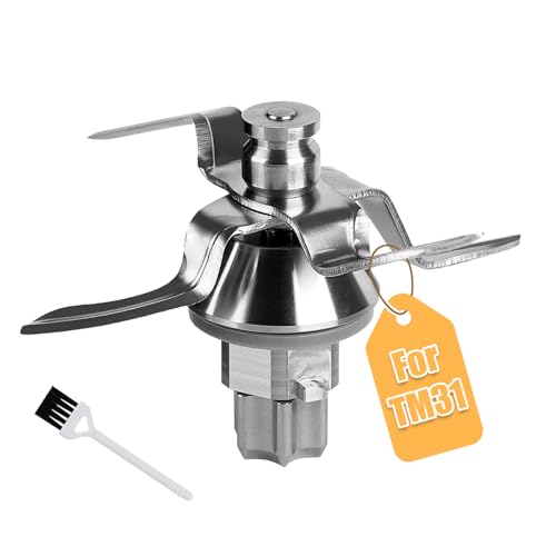 Cuchilla para batidora Vorwerk Thermomix TM5 TM6, Thermomix TM5 TM6, cuchilla de repuesto con anillo de sellado, cuchillo de acero inoxidable para Thermomix TM5 para procesador de alimentos