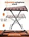 37-Key Wooden Xylophone& Marimba Set with Adjustable Stand | Professional Glockenspiel Percussion Instrument Kit | Includes 2 Pairs of Mallets & Bag