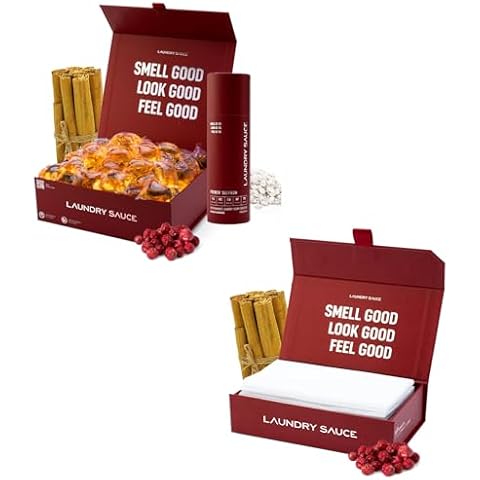 Laundry Sauce Bundle Set Luxury Scented Detergent Pods & Scent Booster Bundle and Dryer Sheets, Sophisticated Fragrances (French Saffron) Cover