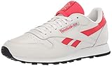 Reebok Men's Classic Leather Sneaker, Chalk/Radiant Red/Black, 10 M US