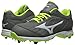 Mizuno Women's 9-Spike Advanced Sweep 3 Softball Shoe, Grey/White, 7 D US