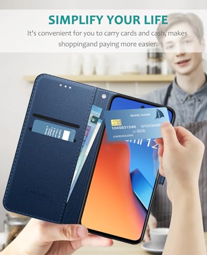 SineOrdo Case for Xiaomi Redmi 12 4G & 5G Phone Case,Flip Leather Case Xiaomi Redmi 12 4G & 5G Cover with Wallet Stand Book Holsters - Image 4